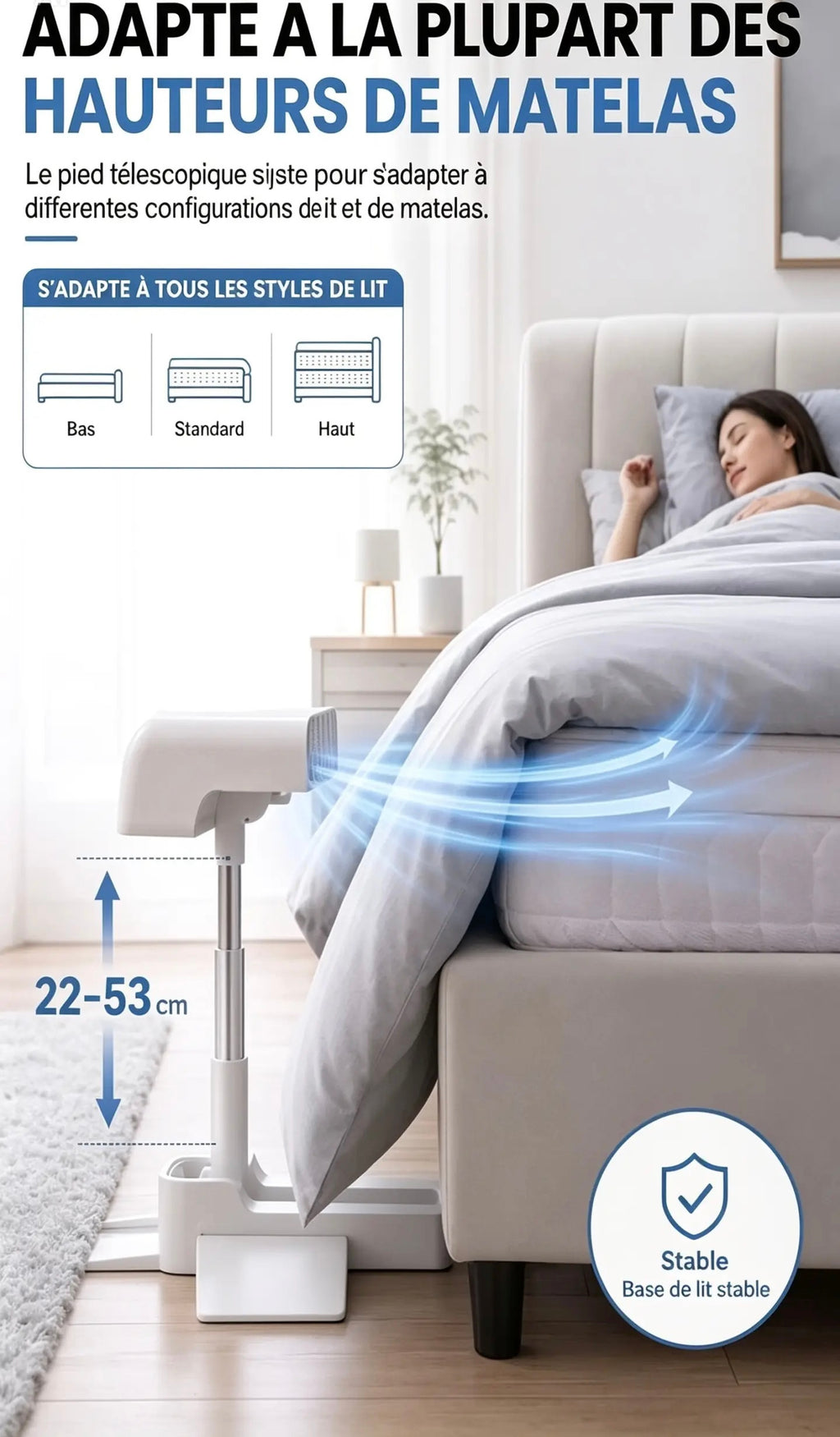 VENTILATEUR DE REFROIDISSEMENT DE LIT - BREEZAIRCOLD™